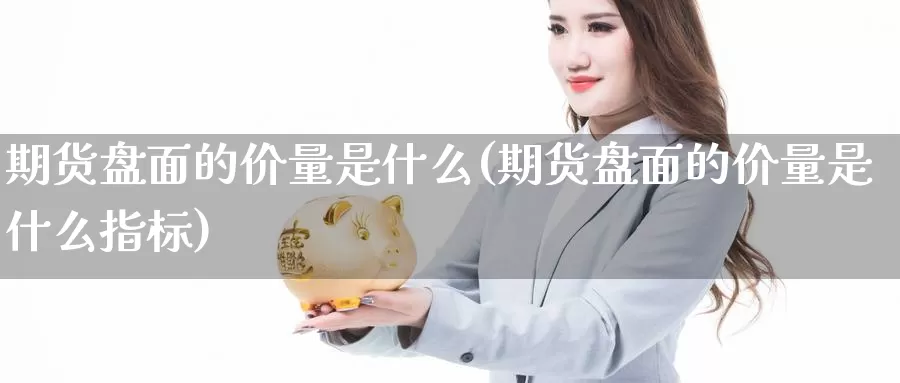 期货盘面的价量是什么(期货盘面的价量是什么指标)_https://www.jhhongfan.com_黄金期货_第1张