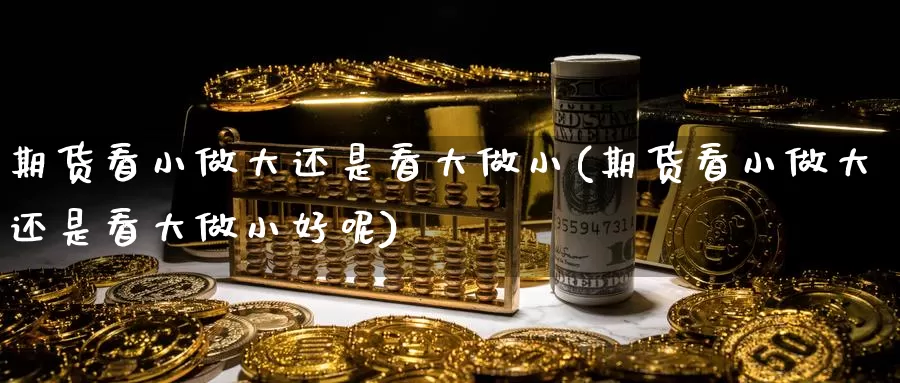 期货看小做大还是看大做小(期货看小做大还是看大做小好呢)_https://www.jhhongfan.com_期货理财_第1张