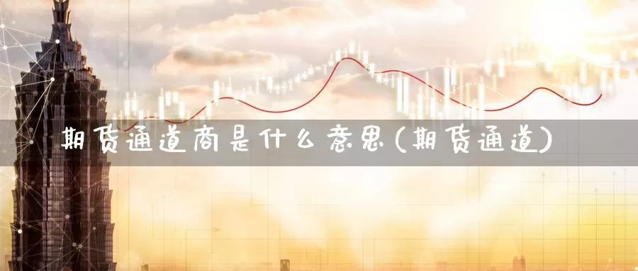 期货通道商是什么意思(期货通道)_https://www.jhhongfan.com_原油期货_第1张