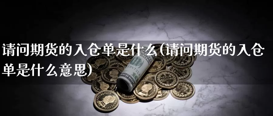 请问期货的入仓单是什么(请问期货的入仓单是什么意思)_https://www.jhhongfan.com_期货分类_第1张