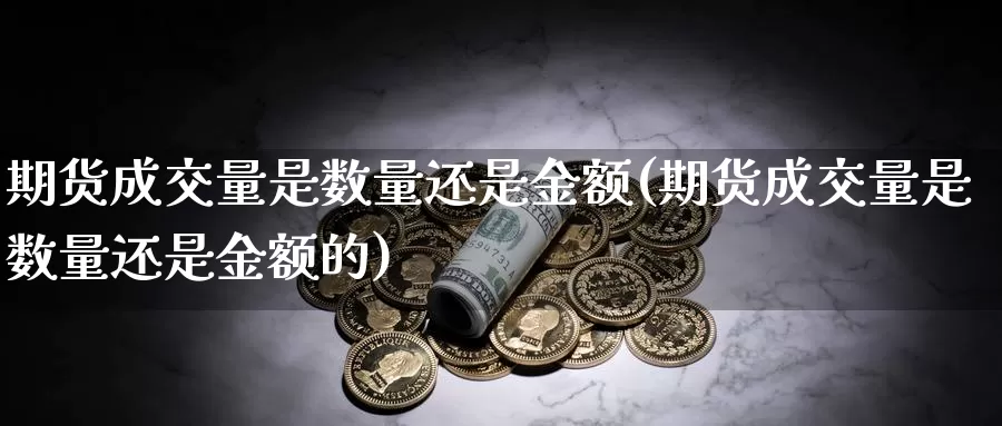 期货成交量是数量还是金额(期货成交量是数量还是金额的)_https://www.jhhongfan.com_黄金期货_第1张