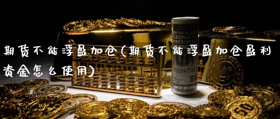 期货不能浮盈加仓(期货不能浮盈加仓盈利资金怎么使用)_https://www.jhhongfan.com_期货技术_第1张